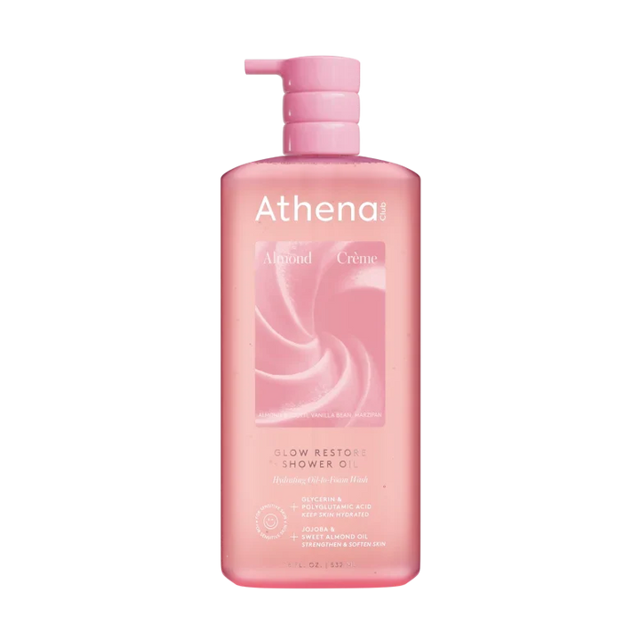 Glow Restore Shower Oil X3 Almond Crème